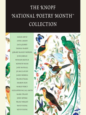 cover image of The Knopf National Poetry Month(TM) Collection